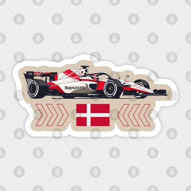 Kevin Magnussen, Formula 1 Driver, KMAG20, Haas F1 team Sticker by Pattyld